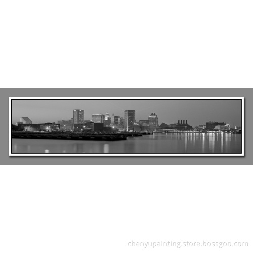 P-2538 City Scapes Print Canvas Painting